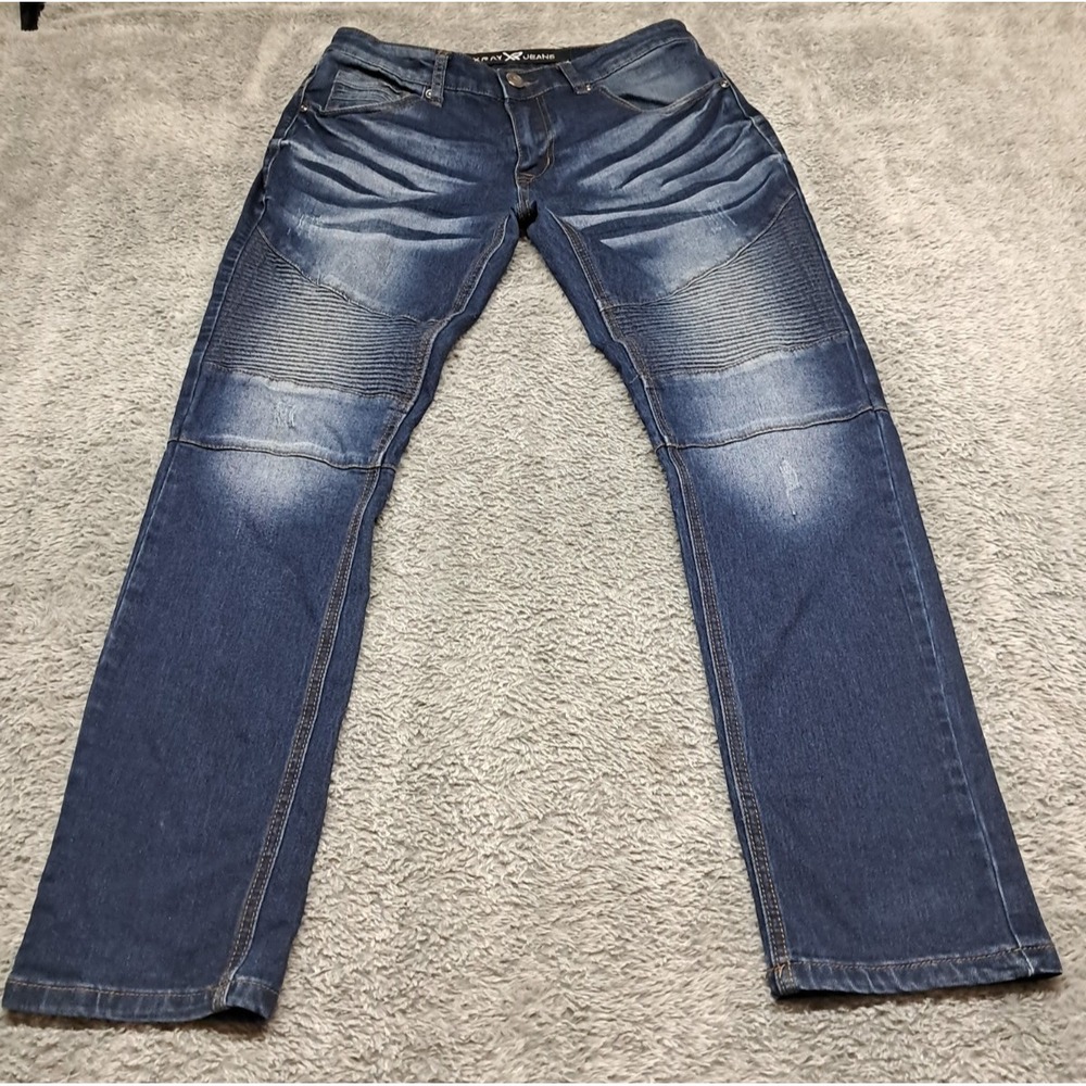 Xray XR Jeans Mens 30x30 Slim Fit Skinny Denim Pants Motorcycle Biker Moto Skate